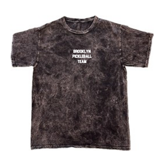 Brooklyn Pickleball Team Mineral Wash Wordmark Tee